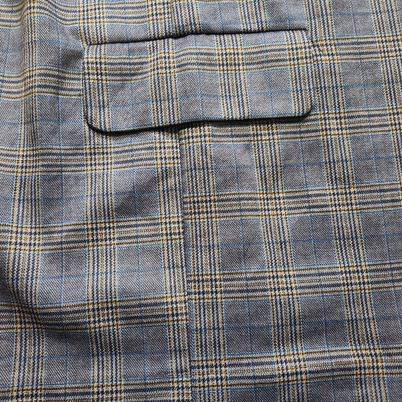 Size 2X Boyfriend Blazer Relaxed Plaid Collared Long sleeves LIVERPOOL NWT - Picture 10 of 16